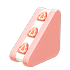 Strawberry Sandwich Chew Toy — standard appearance