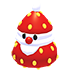 Standard appearance; Neon/Mega appearance is not shown Strawberry Santa Snack — standard appearance