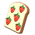 Strawberry Toast Flying Disc — standard appearance