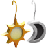 Sun & Moon Earrings — standard appearance