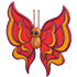 Standard appearance; Neon/Mega appearance is not shown Vermilion Butterfly — standard appearance