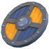 Viking Shield Throw Toy — standard appearance