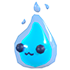 Water Drop Plush — standard appearance