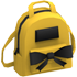 Yellow Designer Backpack — standard appearance
