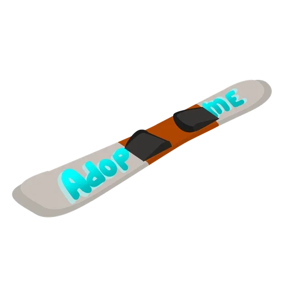 Standard appearance; Neon/Mega appearance is not shown Adopt Me Snowboard 1 — standard appearance