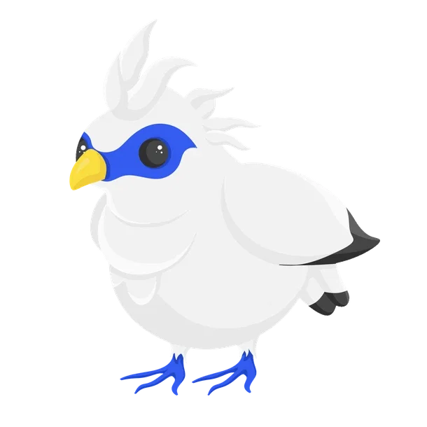 Bali Starling — standard appearance