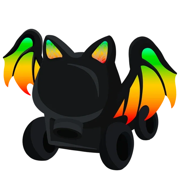 Bat Face Roller Skates — standard appearance