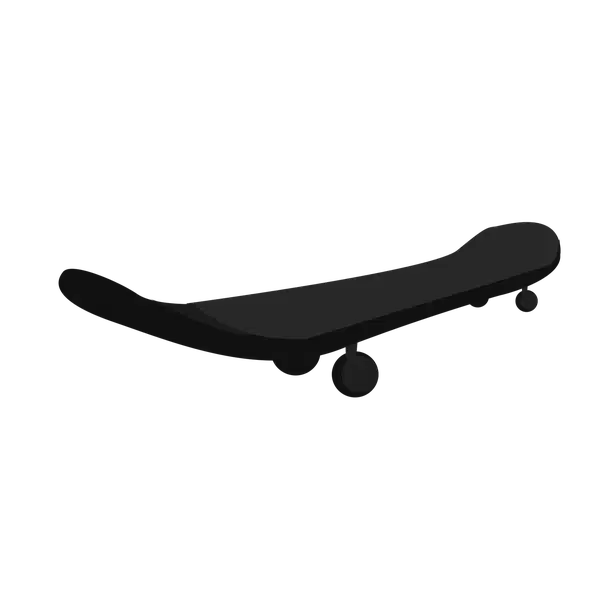 Black Skateboard — standard appearance