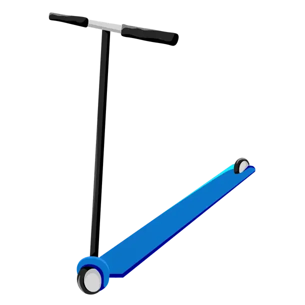 Blue Scooter — standard appearance