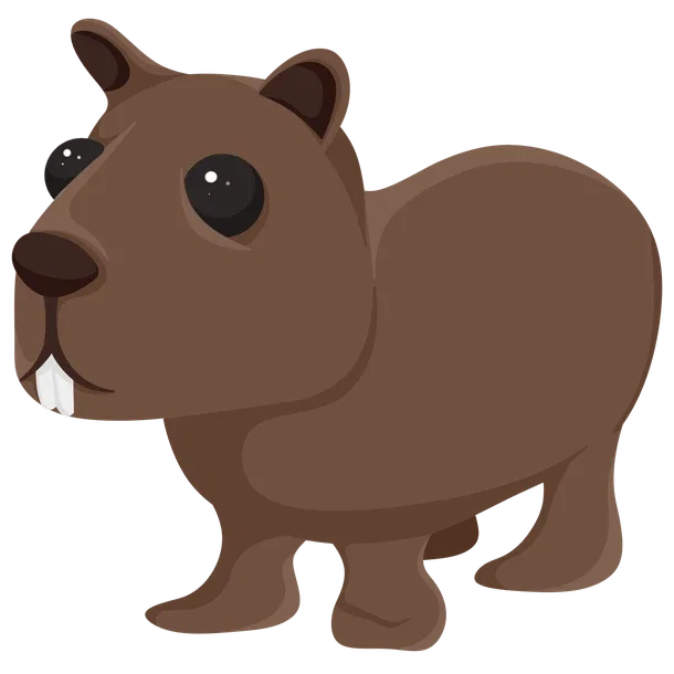 Standard appearance; Neon/Mega appearance is not shown Capybara — standard appearance