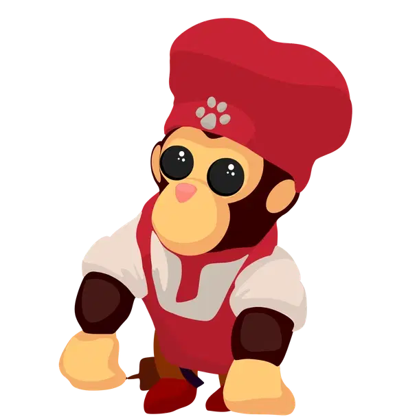 Chef Gorilla — standard appearance