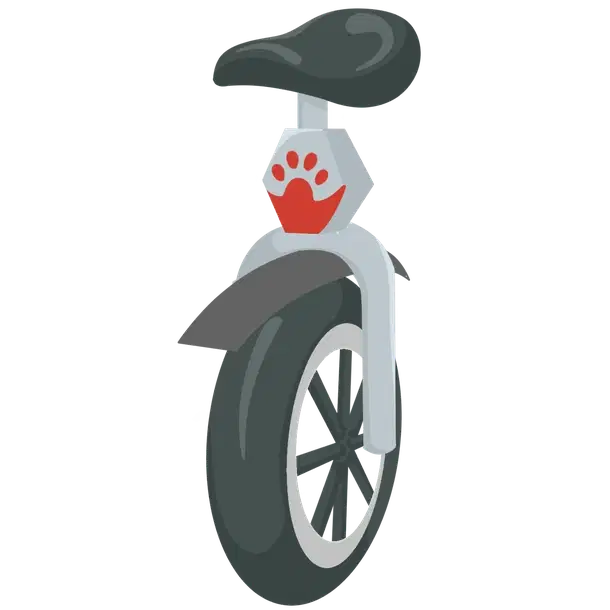 Dirt Bike Unicycle — standard appearance