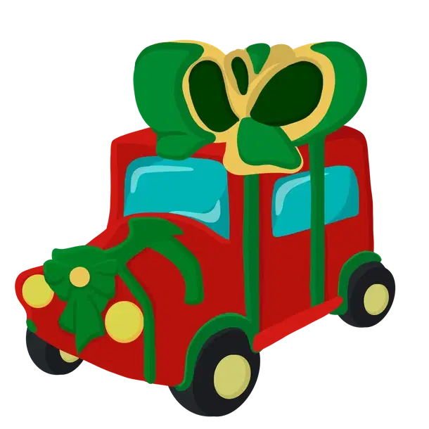 Festive Deliveries Present Truck — standard appearance