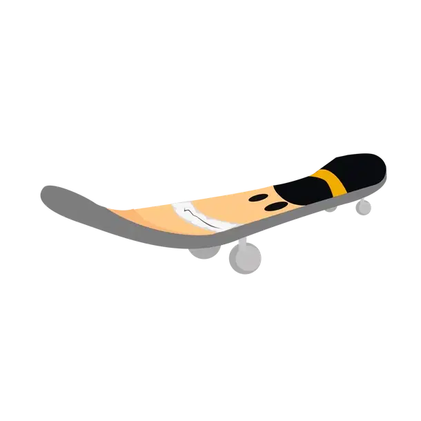 Fissy Skateboard — standard appearance