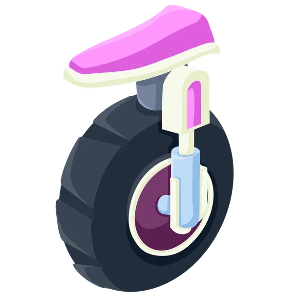 Futuristic Unicycle — standard appearance