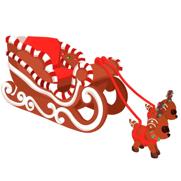Gingerbread Sleigh — standard appearance