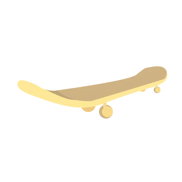 Gold Skateboard — standard appearance