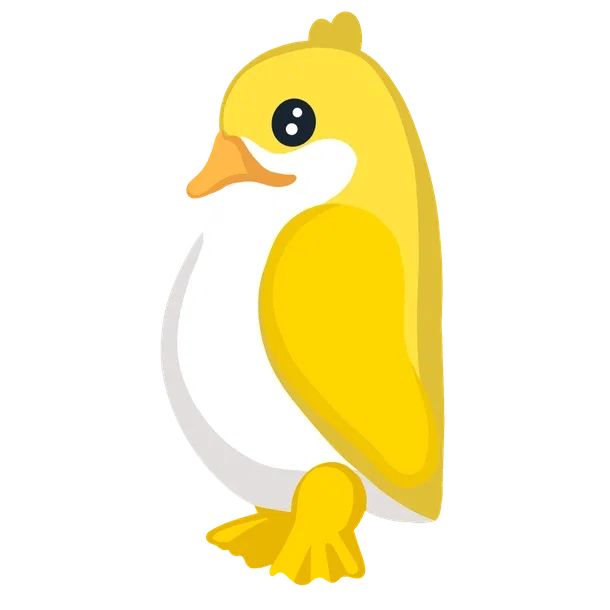 Golden King Penguin — standard appearance