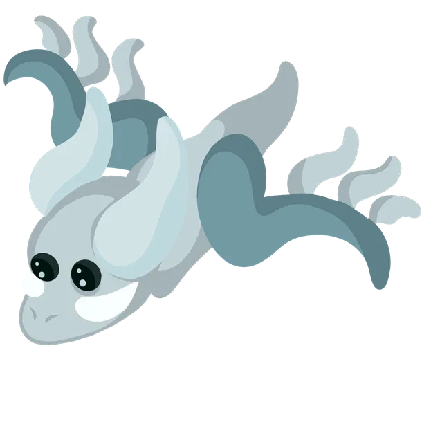 Halloween White Ghost Dragon — standard appearance