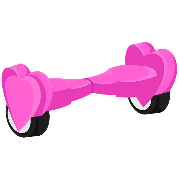 Heart Hoverboard — standard appearance