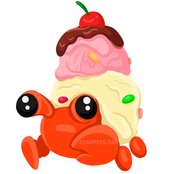 Ice Cream Hermit Crab — standard appearance