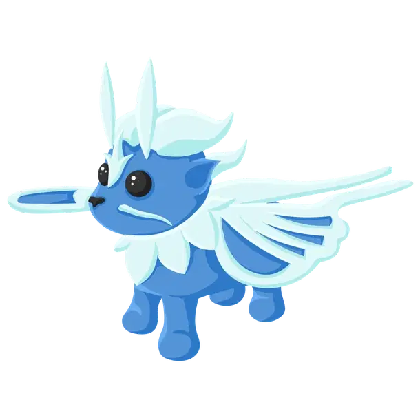 Ice Moth Dragon — standard appearance