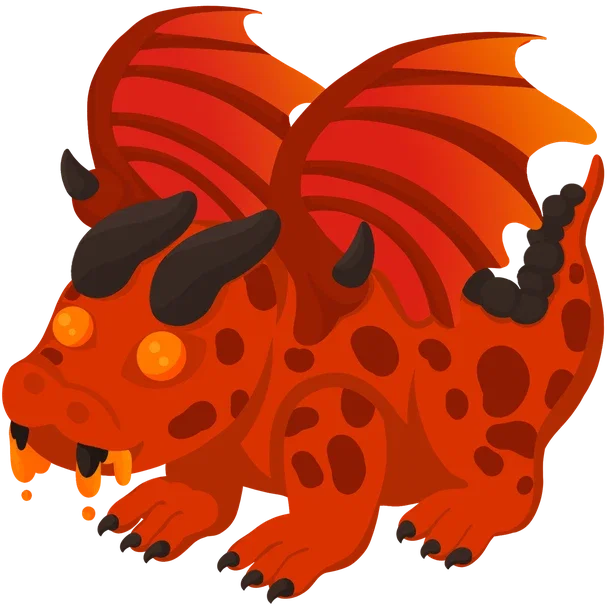 Lava Dragon — standard appearance