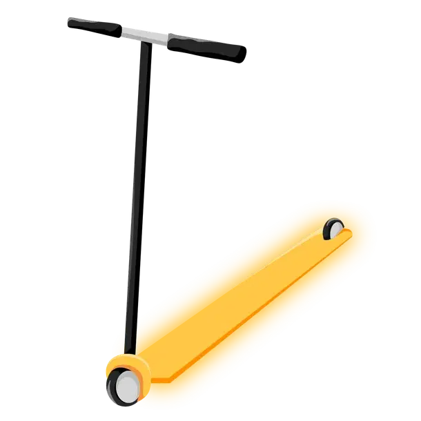 Neon Orange Scooter — standard appearance