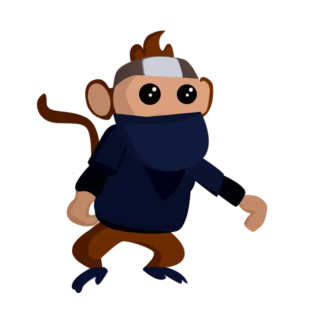 Standard appearance; Neon/Mega appearance is not shown Ninja Monkey — standard appearance