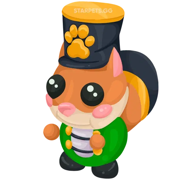 Nutcracker Squirrel — standard appearance