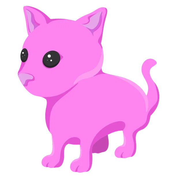 Pink Cat — standard appearance