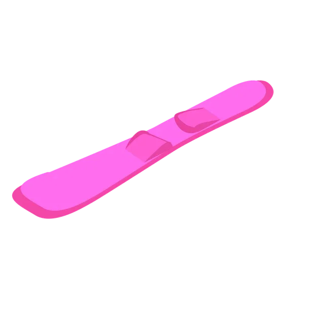 Pink Neon Snowboard — standard appearance
