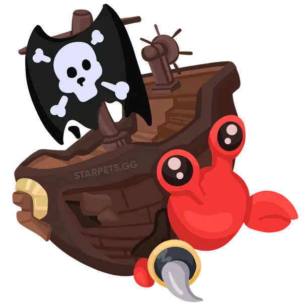 Pirate Hermit Crab — standard appearance