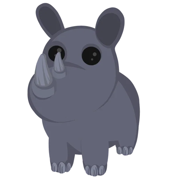 Standard appearance; Neon/Mega appearance is not shown Rhino — standard appearance