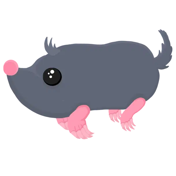 Sado Mole — standard appearance