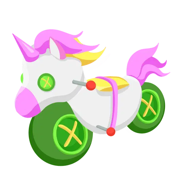 Standard appearance; Neon/Mega appearance is not shown Unicorn Zombie Ponycycle — standard appearance