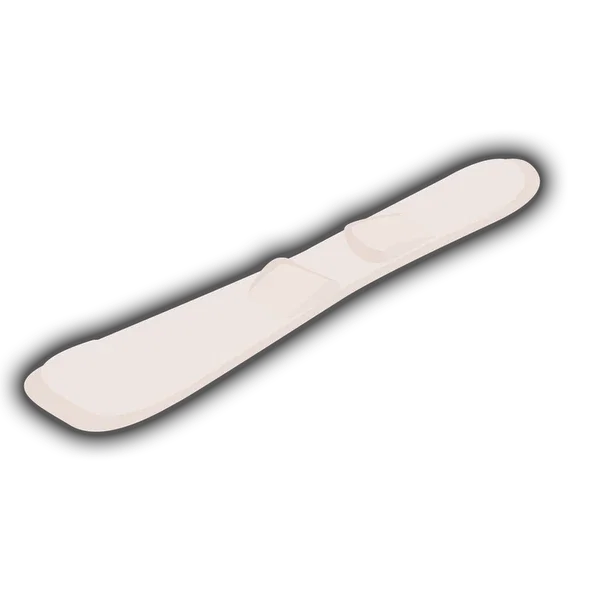 White Neon Snowboard — standard appearance