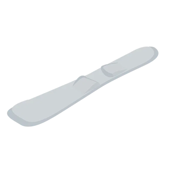 White Snowboard — standard appearance