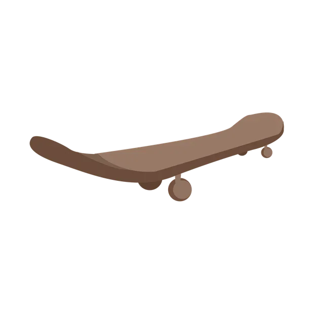Wood Skateboard — standard appearance