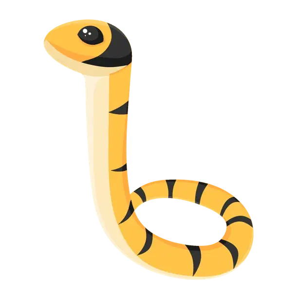 Standard appearance; Neon/Mega appearance is not shown Yellow-lipped Sea Krait — standard appearance