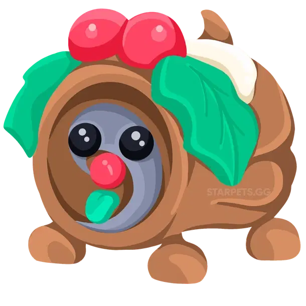 Yule Log Dog — standard appearance